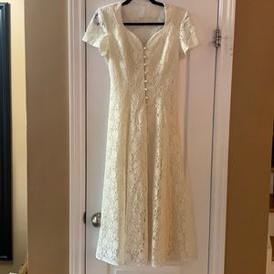 Vintage long lace dress